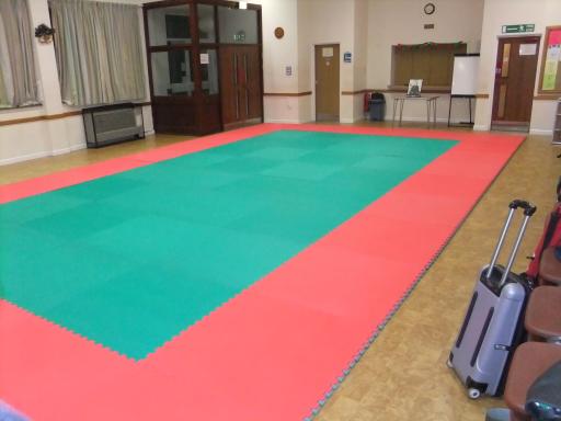 60 mats laid out